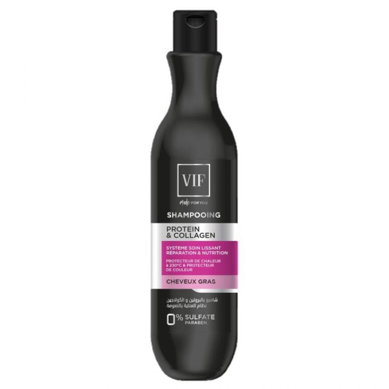 Shampoing Cheveux Gras Protein & Collagen 500 ml