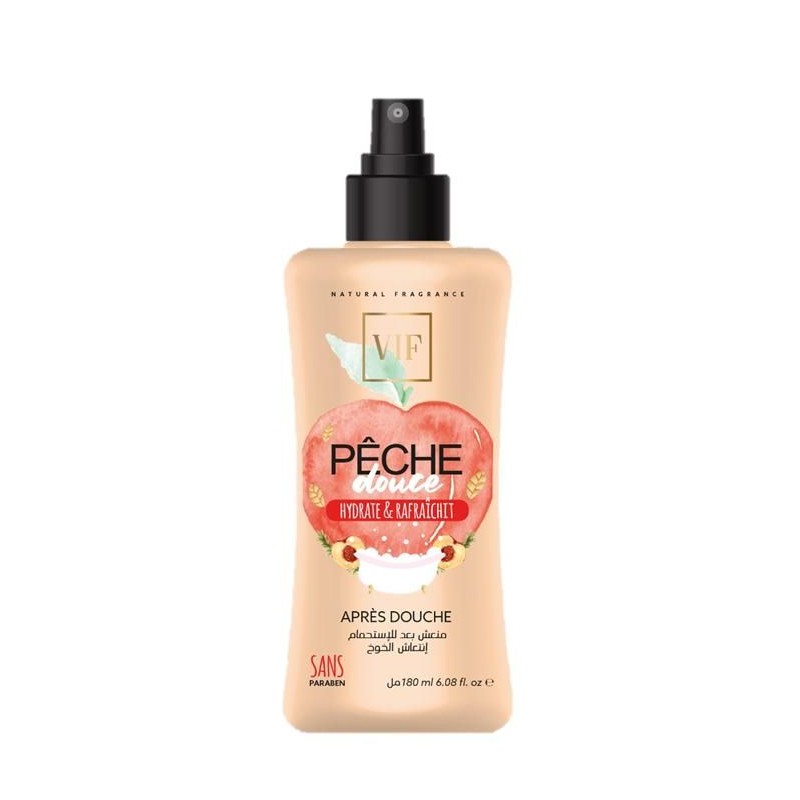 Crème après douche Pêche Douce 180ml