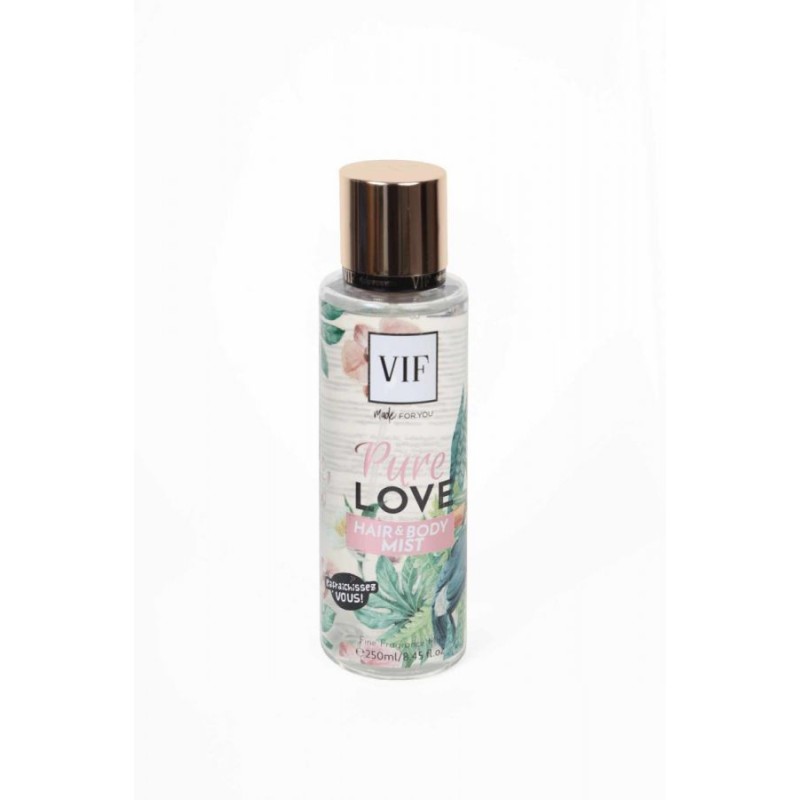 Brume de corps et cheveux Pure Love 250 ml