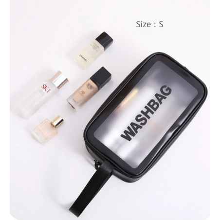 Trousse de maquillage transparente Portable et imperméable, pour cosmétiques