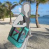 Sac de plage en maille avec partie isotherme