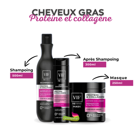 Pack cheveux gras