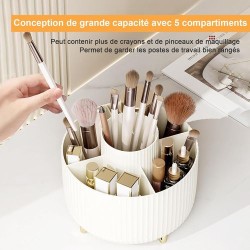 Support Maquillage Rotatif 360° – Dimension 15X12 Cm